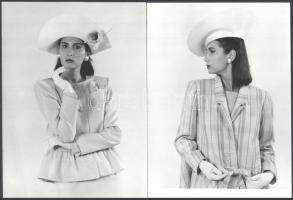 cca 1970-1980 Női divat, sajtófotók, 6 db, 23×18 cm