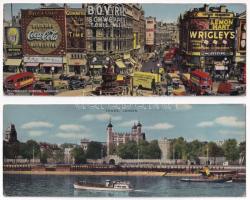 London - 4 modern postcards