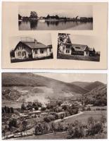 34 db MODERN magyar város képeslap az 1950-es és 60-as évekből / 34 modern Hungarian town-view postc...