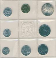 San Marino 1975. 1L, 2L, 5L, 10L, 20L, 50L, 100L, 500L Ag összesen 8klf db, szettben T:1 Díszdobozba...