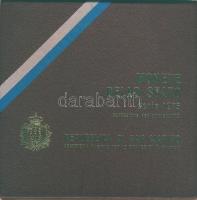 San Marino 1975. 1L, 2L, 5L, 10L, 20L, 50L, 100L, 500L Ag összesen 8klf db, szettben T:1 Díszdobozba...