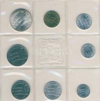 San Marino 1975. 1L, 2L, 5L, 10L, 20L, 50L, 100L, 500L Ag összesen 8klf db, szettben T:1 Díszdobozban, tanúsítvánnyal!