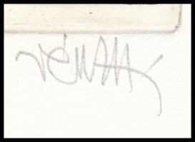 Vén Zoltán: Kisgaléria. 15 db jelzett rézkarc mappában. 12x9,5 cm