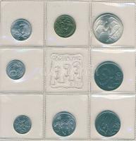 San Marino 1975. 1L, 2L, 5L, 10L, 20L, 50L, 100L, 500L Ag összesen 8klf db, szettben T:1 Díszdobozba...