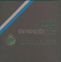 San Marino 1975. 1L, 2L, 5L, 10L, 20L, 50L, 100L, 500L Ag összesen 8klf db, szettben T:1 Díszdobozba...