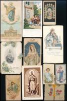 cca 1900-1930 Vegyes szentkép tétel, közte litho, 11 db