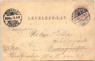 1899 (Vorläufer) Debrecen, Margit fürdő, Kereskedelmi akadémia, Református kis templom. László Alber...