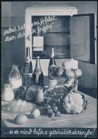 1938 Gázhűtőszekrény képes ismertető füzete, képekkel illusztrált, 16p
