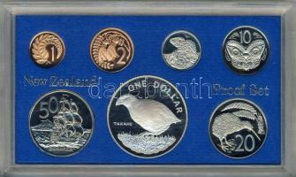 Új-Zéland 1982. 1c, 2c, 5c, 10c, 20c, 50c, 1$ Ag összesen 7klf db, szettben T:PP