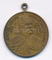 1896. "Árpád a honalapító 896-1896 / I. Ferencz József a legalkotmányosabb király 1896" Br...