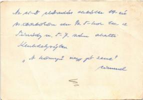 1937 Egyesült Izzó Munkásakadémiája meghívó s: Vasas Rota (EK)