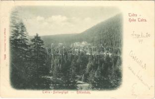 1899 (Vorläufer) Barlangliget, Höhlenhain, Tatranská Kotlina (Magas Tátra, Vysoké Tatry); (apró szakadás / tiny tear)