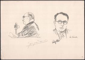 4 db grafika: Szigeti Lili, 2 nyomat, egy jelzés nélküli pasztell