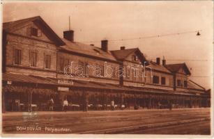 Dombóvár, Újdombóvár vasútállomás, pályaudvar, III. oszt. étterem és büfé