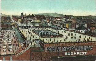 Budapest VI. Párisi Nagyáruház nagy tetősétánya (fl)