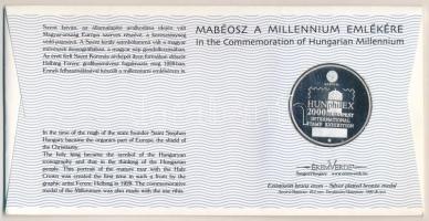 2000. MABÉOSZ sorszámozott érmés boríték "Az Államalapítás ezeréves emlékére - Szent István&quo...