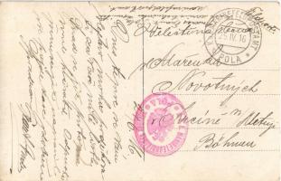 1916 Osztrák-Magyar Haditengerészet egyik hadihajójának fedélzete / WWI Austro-Hungarian Navy K.u.K....