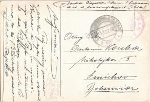 1915 Badende Gruppe außer Bord / Fürdőző osztrák-magyar matrózok / WWI Austro-Hungarian Navy K.u.K. ...