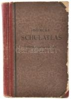 Diercke Schulatlas für höhere Lehranstalten, Grosze Ausgabe. Braunschweig/Hamburg, 1923, Georg Wastermann. Félvászon kötés, kopottas állapotban, javított és sérült kötéssel.