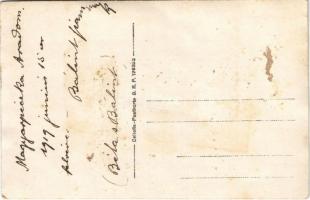 1919 Pécska, Magyarpécska, Pecica; Sakkozó gyerekek / children playing chess. photo (fl)