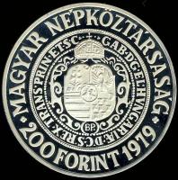 1979. 200Ft Ag "Bethlen Gábor" piefort (vastag) veret T:PP R! halvány peremcsíkkal (kapszu...