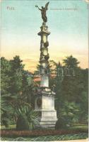 1909 Pola, Pula; Monumento a Massimiliano / monument (EK)