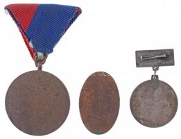 ~1960-1970. "Munkásőr" Br kitüntetés, szalagon + "Vám és Pénzügyőrség" Br jelvén...