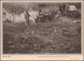 1915-1938 Magyar katonák Kowelben (Ukrajna) 1915-ben, ajándékozási célból 1938-ban feliratozott és k...