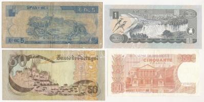 Vegyes: Belgium 1966. 50Fr + Portugália 1980. 50E + Etiópia 2006. 1B + 5B T:II-III
Mixed: Belgium 1...