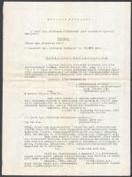 1901-1940 Buziási születésű személy anyakönyvi kivonatának másolata, a Pesti Izraelita Hitközség ált...