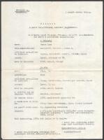 1901-1940 Buziási születésű személy anyakönyvi kivonatának másolata, a Pesti Izraelita Hitközség ált...