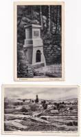 Kőrösmező, Körösmező, Jaszinya, Jasina, Yasinia (Máramaros); - 2 db régi képeslap / 2 pre-1945 postcards