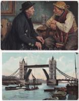 11 db RÉGI Raphael Tuck képeslap / 11 pre-1945 Raphael Tuck postcards