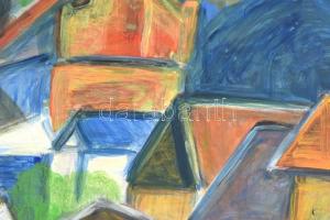 Kmetty jelzéssel: Nagybányai látkép
olaj, farost
96x93cm