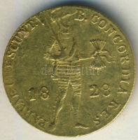 Hollandia 1828. Ducat Au 3,5g T:3/3+