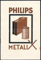 cca 1925 Philips Metalix hordozható kis méretű röntgenkészülék magyar nyelvű ismertető prospektusa, képekkel gazdagon illusztrált, szép állapotban, 12p