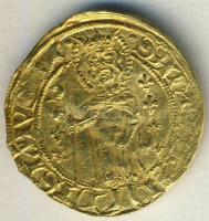 I.Lajos 1342-1382. Aranyforint Au 3,57g ÉH.407 (P-7 liliom) T:2-/3+ ü.