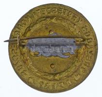 1928. "Országos Kertészeti Kongresszus Budapest" részben festett Br jelvény (26mm) T:2-
