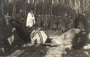 Funeral of Lt. Adamica WWI military