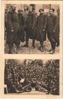 1916 WWI German military, POWs (prisoners of war) + Soldatenbriefstempel II. Batl. Landw. I.-R. 12. (EK)