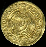 János 1537. Aranyforint Au 3,53g ÉH.688j T:2 kicsit hajlott