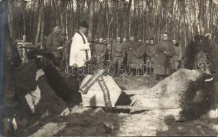 Funeral of Lt. Adamica WWI military