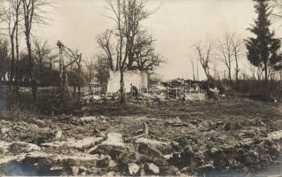 Surrounded battlefield in Manajow military WWI