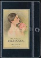 cca 1940 Fujiama parfűm és Ovenall fogkrém reklám nyomtatvány 5x8 cm