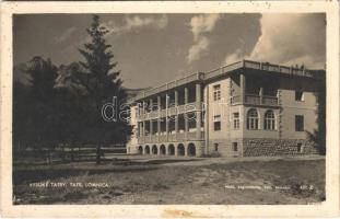 1934 Tátralomnic, Tatranská Lomnica (Tátra, Magas Tátra, Vysoké Tatry); szálloda / hotel (fl)