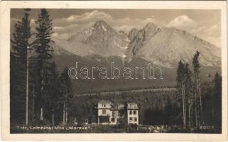 1931 Tátralomnic, Tatranská Lomnica (Tátra, Magas Tátra, Vysoké Tatry); Vila Moravia / nyaraló / villa (EK)