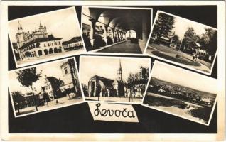 1949 Lőcse, Levoca; mozaiklap / multi-view postcard (EK)