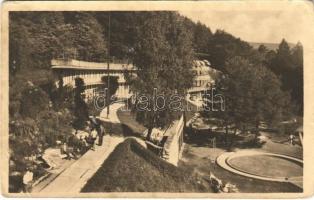 1952 Trencsénteplic, Trencianske Teplice; Kúpalisko Zelená zaba / fürdő / spa, bath (EB)