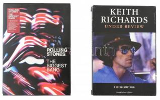 Rolling Stone: The Biggest Bang, 4 DVD-s box set, és Keith Richards Under Review - A Documentary film, Limited Collectors Edition.