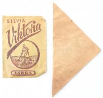 Viktoria parketta- és padló sárgító szer + egy csomag régi konfetti, bontatlan papírtasakban